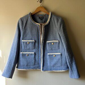 J Crew Lady Jacket light blue